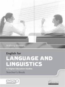 Image for English for language and linguistics in higher education studies: Teacher's book