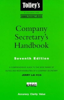 Image for Tolley's Company Secretary's Handbook