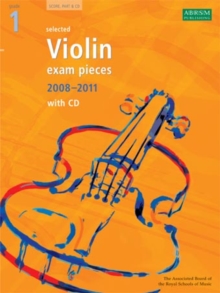 Image for Selected Violin Exam Pieces 2008-2011, Grade 1, Score, Part & CD