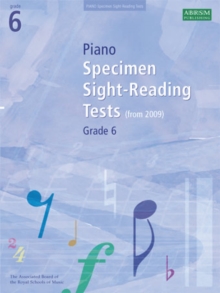 Image for Piano specimen sight-reading tests  : from 2009: ABRSM grade 6