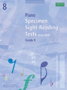 Image for Piano specimen sight-reading tests  : from 2009: ABRSM grade 8