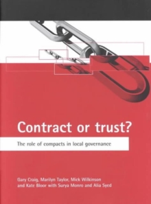 Image for Contract or trust?  : the role of compacts in local governance