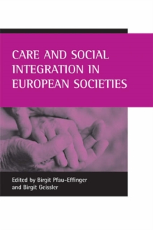 Image for Care and social integration in European societies