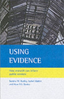 Image for Using evidence  : how research can inform public services