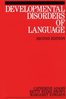 Image for Developmental Disorders of Language