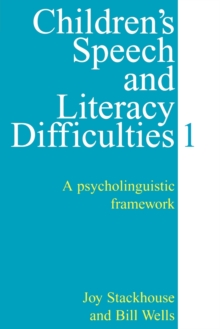 Image for Children's Speech and Literacy Difficulties, Book1