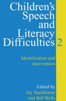 Image for Children's speech and literacy difficultiesBook 2,: Identification and intervention