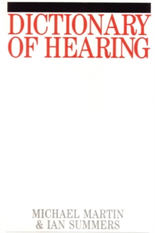 Image for Dictionary of Hearing
