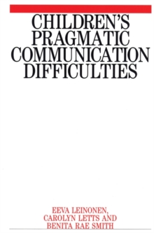 Image for Children's pragmatic communication difficulties