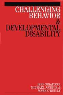 Image for Challenging behavior and developmental disability