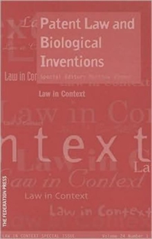 Image for Patent Law and Biological Conventions