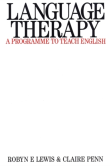 Image for Language Therapy
