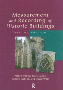 Image for Measurement and recording of historic buildings