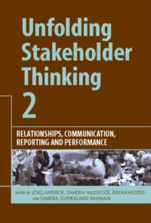 Image for Unfolding Stakeholder Thinking 2
