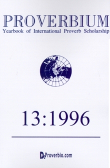 Image for Proverbium : Yearbook of International Proverb Scholarship