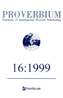 Image for Proverbium : Yearboook of International Proverb Scholarship