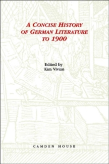 Image for Concise History of German Literature to 1900