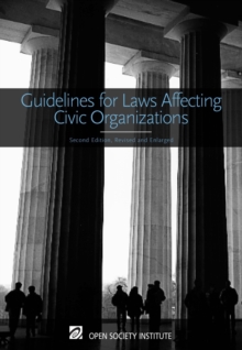 Image for Guidelines for Laws Affecting Civic Organizations