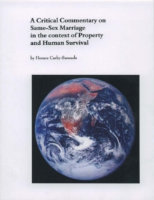 Image for Critical Commentary on Same-Sex Marriage in the Context of Property and Human Survival