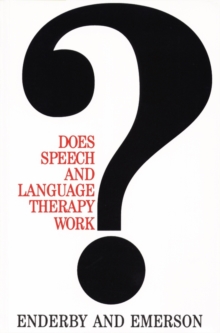 Image for Does Speech and Language Therapy Work?