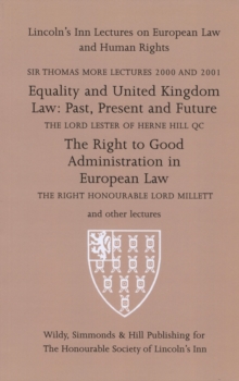 Sir Thomas More Lectures 2000 and 2001