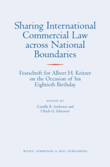 Image for Sharing International Commercial Law across National Boundaries
