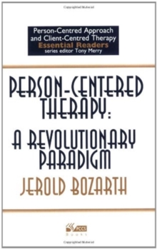 Image for Person-centered therapy  : a revolutionary paradigm