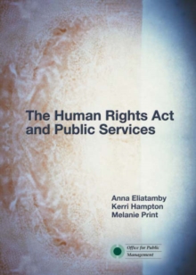 Image for The Human Rights Act and Public Services