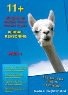 Image for 11+ 50-question Multiple Choice Practice Papers Verbal Reasoning Pack 1
