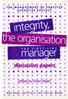 Image for Integrity, the Organisation and the First-line Manager