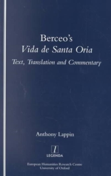 Berceo's Life of Santa Oria