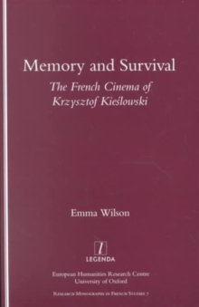 Image for Memory and Survival the French Cinema of Krzysztof Kieslowski