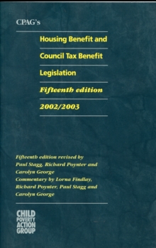 Image for CPAG's Housing Benefit and Council Tax Benefit Legislation