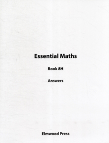 Image for Essential Maths 8H Answers