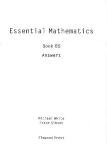 Image for Essential Maths 8S Answers