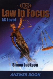 Image for OCR law in focus  : AS level answer book
