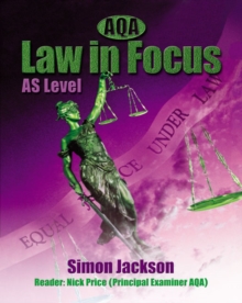 Image for AQA law in focus  : AS level