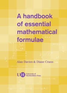 Image for A handbook of essential mathematical formulae