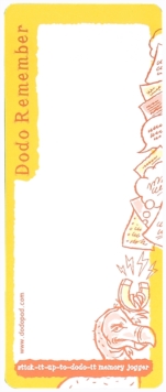 Dodo Remember Magnetic Notes and Lists Pad: Stick-it-Up-to-Dodo-it Memory Jogger