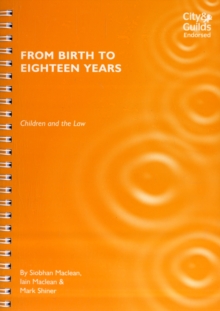Image for From Birth to Eighteen Years : Children and the Law