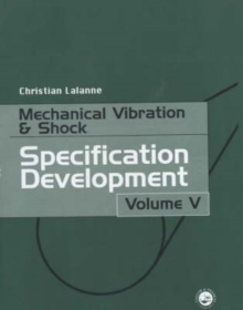 Image for Mechanical vibrations and shocksVol. 5: Specification development