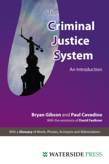 Image for The Criminal Justice System : An Introduction