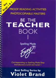 Image for Be the teacher  : proof reading activities, photocopiable mastersBook 1