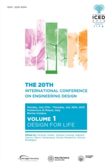 Image for Proceedings of the 20th International Conference on Engineering Design (ICED 15) Volume 1