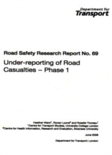 Image for Under-reporting of Road Casualties : Phase 1