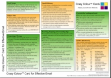 Image for Crazy Colour Quick Reference Card for Effective Email