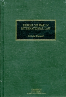 Image for Essays on War in International Law
