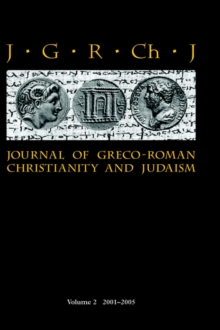 Image for Journal of Graeco-Roman Christianity and Judaism