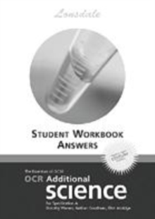 Image for OCR Twenty First Century Additional Science : Workbook Answers (2012 Exams Only)