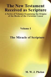 Image for The New Testament Received as Acripture